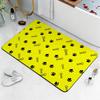 Pattern D-Dog Paw Prints Floor Mat Eco Diatomite Antibacterial Odor-Resistant Floor Mat & Drain Pad for Kitchen & Bathroom