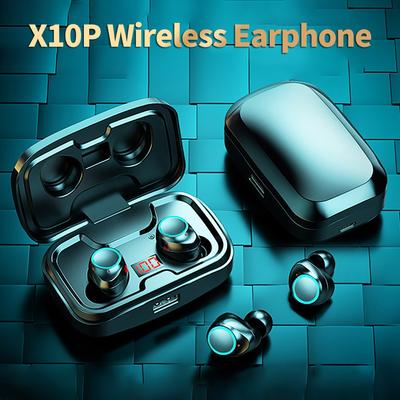 Беспроводные наушники Bluetooth 5.0 с зарядным футляром IPX5 Водонепроницаемые стереонаушники-вкладыши Гарнитура со встроенным микрофоном Премиум-звук с глубокими басами для спорта