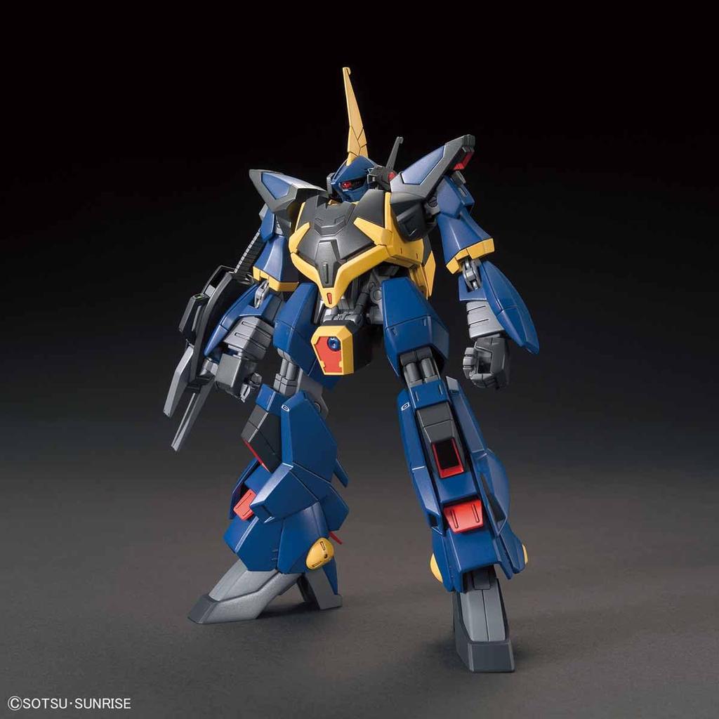 Пластиковая модель HGUC Mobile Suit Z Gundam Barzam в масштабе 1/144 с цветовой кодировкой
