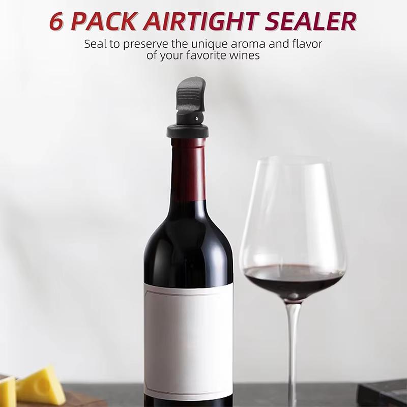 3Pcs Silicone Wine Stoppers Reusable Wine Bottle Stoppers Expanding Manual Beverage Bottle Stoppers Vacuum Bottle Stoppers