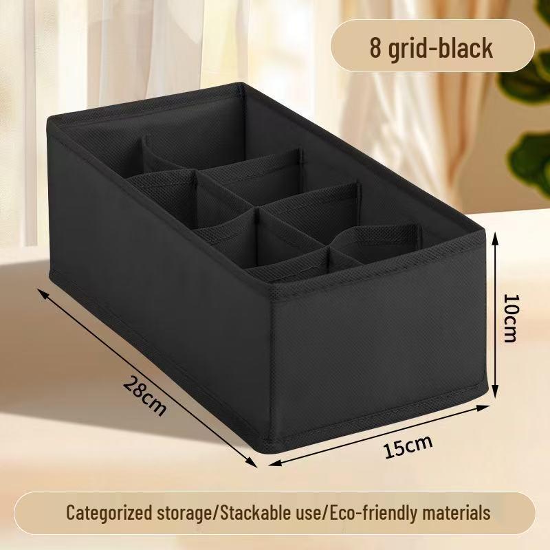 Складной ящик для хранения нижнего белья и носков с разделителями – Органайзер для ящика для бюстгальтеров и трусиков