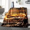 Lord Rings Customize Text Blanket Multi-purpose Personalized Blanket Ultra-Soft Throw For Bedding Livingroom Chair Seaside for All Occasions