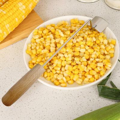 Овощечистка для кукурузы из нержавеющей стали, молотилка для кукурузы в початках, эргономичная ручка, инструмент для быстрого удаления зерен кукурузы для кухни, барбекю