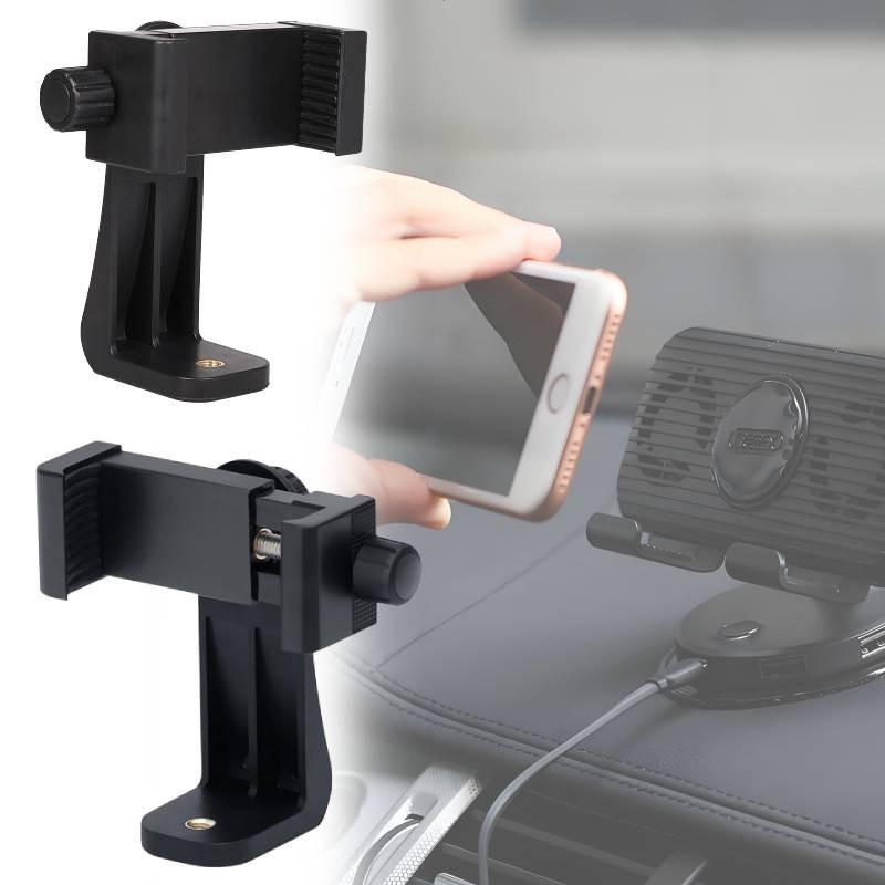 Универсальный держатель для смартфона с клипсой для штативов из прочного АБС-материала, идеально подходящий для прямых трансляций