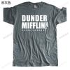 New Fashion T-shirt Cotton Tees Man Crew Neck T Shirt Dunder Mifflin Brand Top Tees Unisex Teeshirt Cotton Tshirt for Boys