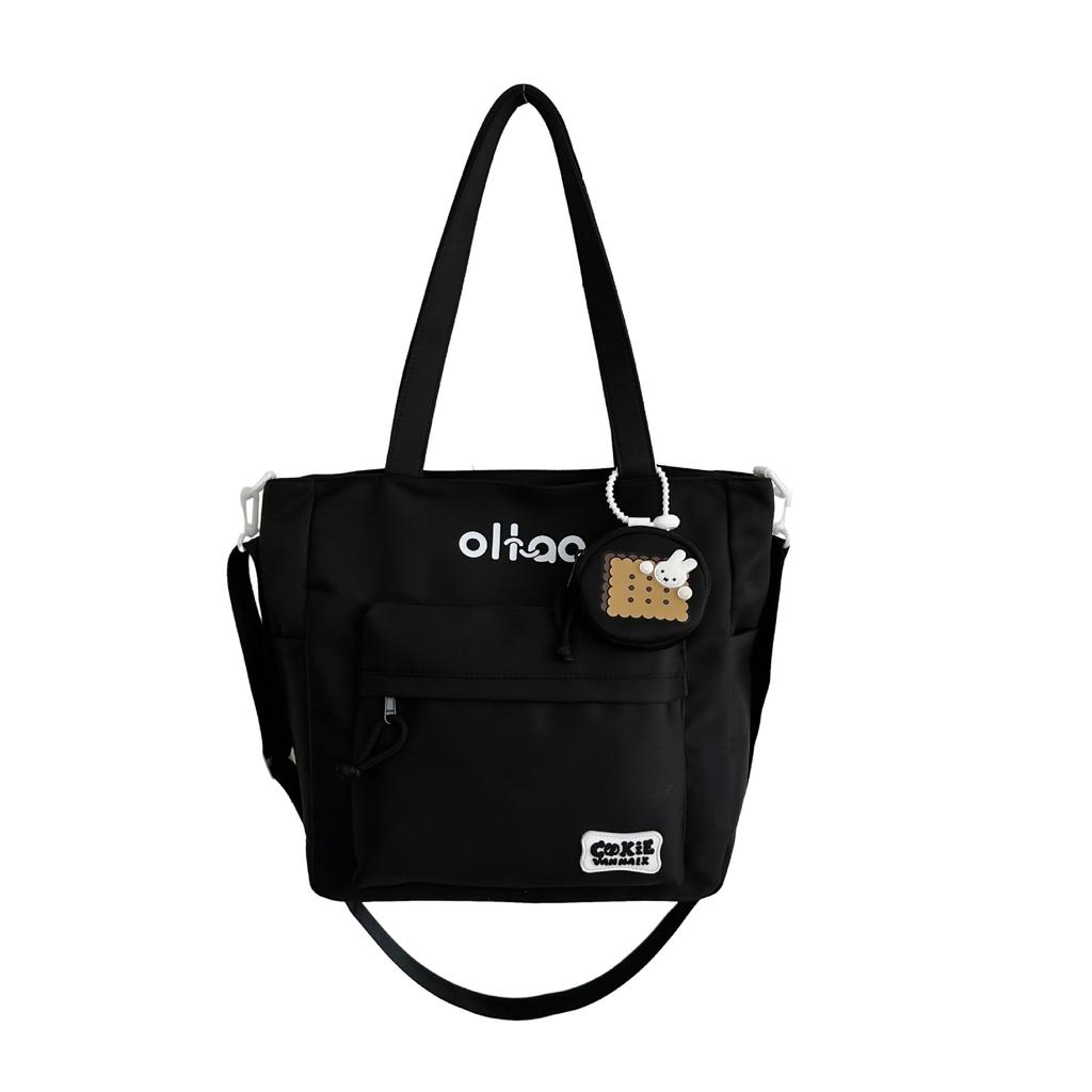 Классная сумка через плечо, женская пригородная сумка через плечо большой вместимости, студенческая сумка для обучения