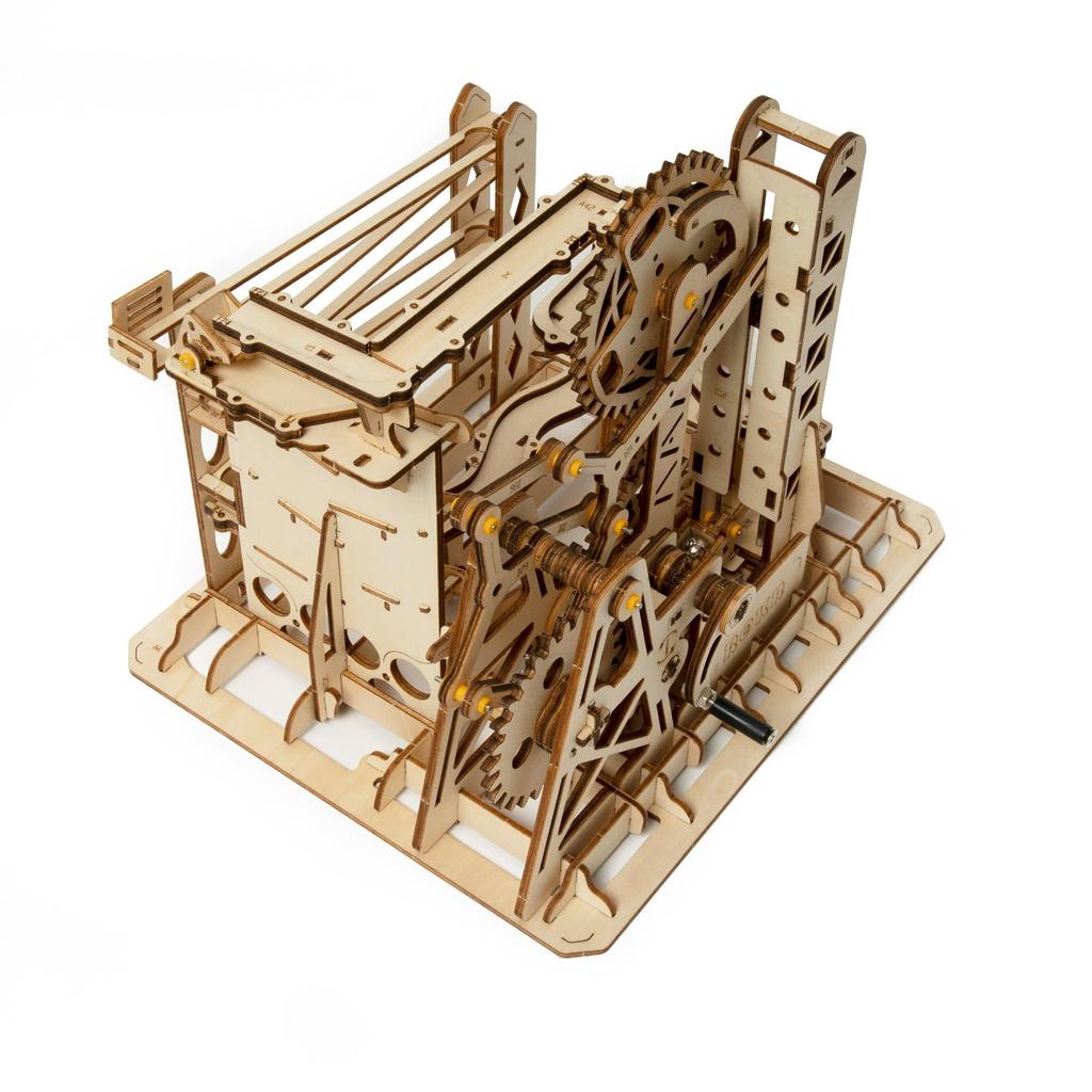 Tsukurun Japanese Instruction Manual Robotime Moving 3D Wood Puzzle Coaster Series Desu® [Official Seller/Japanese Included] (Marble Explorer)