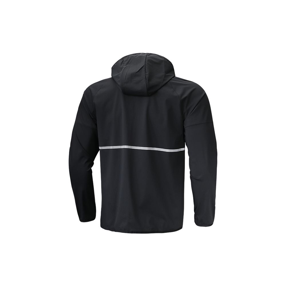Under Armour SS22 Solid Color Breathable Hooded Knitted Jacket Men Black 22500404-001