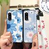 Protective Phone Holder Phone Case For Sony Xperia5 IV Kickstand Dirt-resistant Lanyard Back Cover Waterproof Soft Case