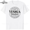 D Hombre Yeshua Hebrew Name Of Jesus Christian Messianic Oneck Letters Graphic Cotton T Shirt Summer Unisex Casual Tees Tops