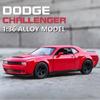 Dodge Challenger SRT Demon Supercar 5 Inch Metal Car Simulation Diecast & Toy Vehicle RMZ City 1:36 Alloy Model Gifts For Children