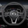 Чехол на руль Nissan для Sylphy, Teana, Tiida, Kicks, X-Trail, Qashqai, Bluebird