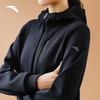 Anta Женский зимний спортивный кардиган с капюшоном, легкий в уходе, теплый