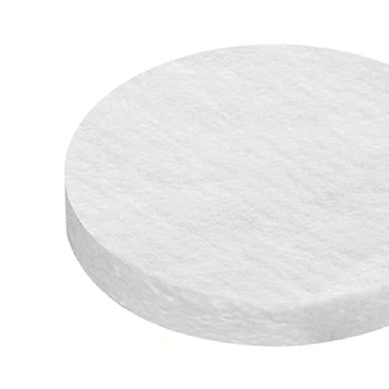 20 Pcs Small Ceramic Wool Wick Replacement for Tabletop Flame Pit Alcohol And Bioethanol Fuel Absorption Reusable Carbon Felt