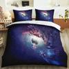 Пододеяльник Galaxy Universe King Queen Планета Космос Постельное белье Покрывало на одеяло Солнечная система Небо Полиэстер Чехол для одеяла