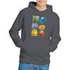 Sesame Street Unisex Adult Grid Photos Hoodie