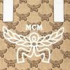MCM Himmel Embroidered Brand Pattern Raffia Textile Jacquard Tote Bag Shopping Bag Shoulder Handbag Medium Women tote bags MWPFSAC02IN001