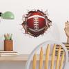 Fun-f108 Сломанная стена регби детская спальня кабинет украшение дома настенная наклейка