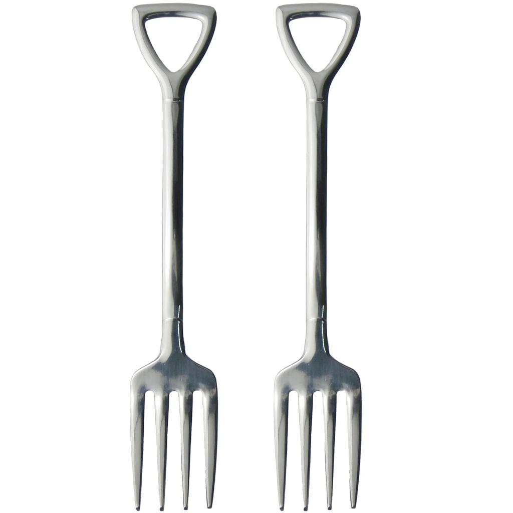 Nagao Tsubamesanjo Country Story Noodle Fork Mirror Set of 2 Made In Japan 14.7cm