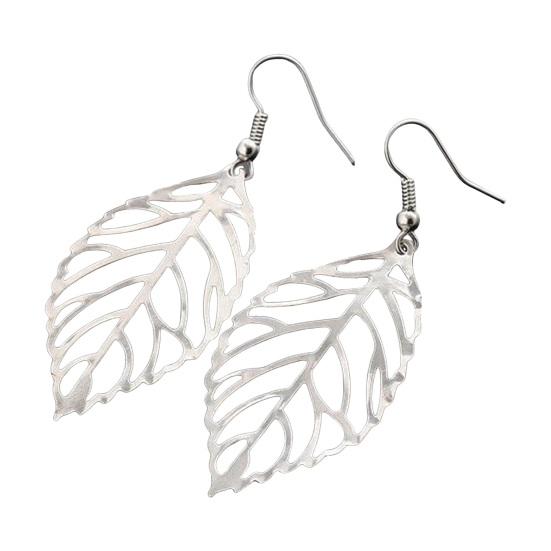 Висячие серьги с полым листом, богемные подвески, подвески, винтажные минималистичные гипоаллергенные ювелирные изделия, подарок