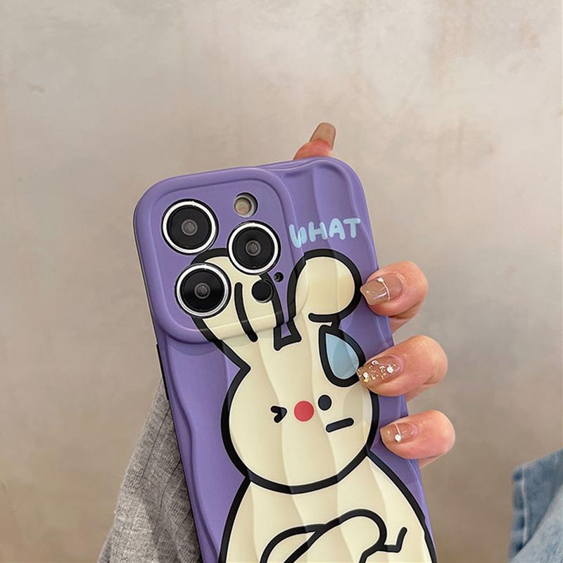 Силиконовый чехол с забавным мультяшным кроликом Imd для Iphone 13 11 12 14 Pro Max 14 Plus, модный мягкий чехол