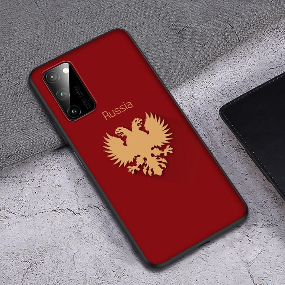 T161 Russia Flag Emblem Case for Honor Note 6A 7A 7C 7X 8 8A 8C 8X 9 9A 9X 10X 20 20S 30 Y6P Lite Pro