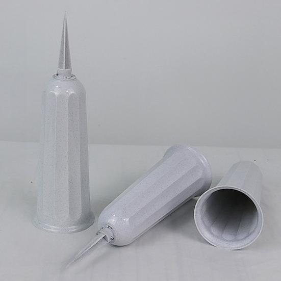 Кладбищенская ваза Yousheng, украшение для кладбища, подставка для цветов с цилиндрической вставкой с 7 отверстиями, многоразовая подставка для цветов на кладбище с колышком для фиксации