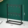 2 Tier Metal Jewelry Display Stand Earring Necklace Holder Organizer Rack Multipurpose Jewelry Storage for Dresser Vanity Table