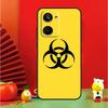 Логотип со знаком биоопасности для чехла Realme GT6 GT7 15 Pro 10 11 12 13 14 Pro Plus C65 C67 C63 C61 C55 C51 C53 C35 C75