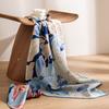 Mulberry Silk Silk Scarf  Spring and Summer Scarf Printed Silk Scarf Wedding Gift