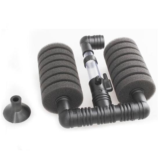 Воздушный насос для аквариума /пневматический, биохимический, губчатый фильтр