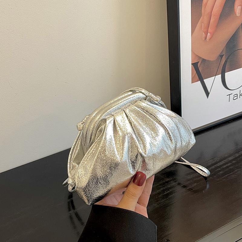 Шикарные вечерние сумочки для женщин, роскошные дизайнерские сумки, золотистые лазерные сумки через плечо, клатч для званого ужина