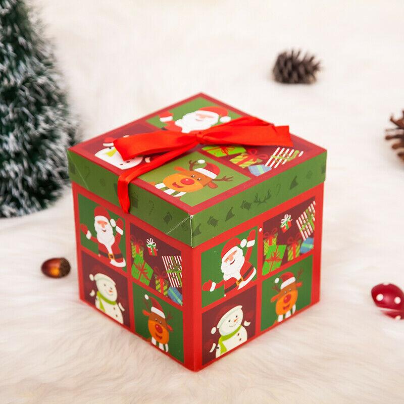 2025 New Christmas New Personalised Christmas Eve Gift Box Xmas Present Party Favour Foldable Gift Boxes