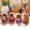 Plush Capybara Keychain With Music Design For Kids And Teens