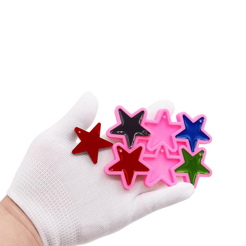 Silicone Mold Epoxy Resin DIY Keychain Earrings Necklace Jewelry Accessories Drip Molds