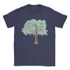 Mardi Gras Tree watercolor TShirts Unisex  Funny 100 Cotton Tees Crew Neck Short Sleeve T Shirt New Arrival Tops