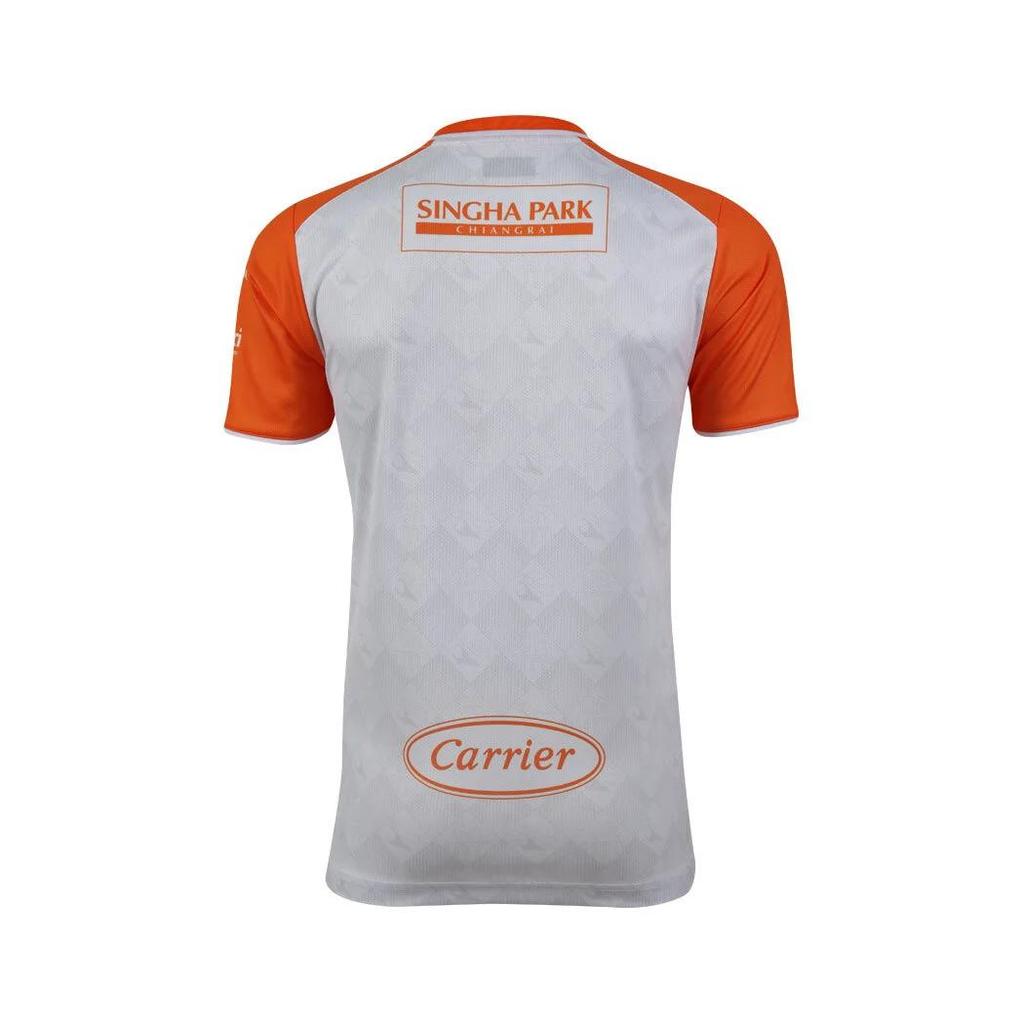 2023 Chiang Rai UNITED FOOTBALL JERSEY THAILAND LEAGUAGE SHIRT SOCCER POLYESTER FC CLUB SPONSOR SINGHA TOA PAINT BLACK GRAY