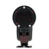 Jiebao TR08 DSLR Magnetic Flash Diffuser with Honeycomb Filters and Quick Release Ball Head