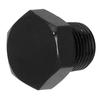 1/8 NPT Aluminum Plug Black High Intensity Auto Accessory for Fuel Pump Connector