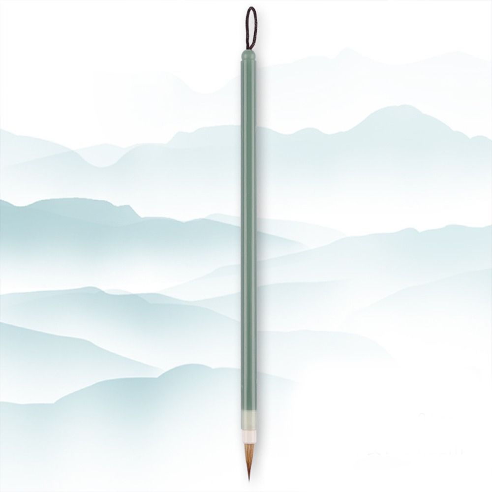 Тонкая золотая крюковая леска для рисования, четкая кисть для письма, акварель