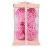 Enhong Rose Bear, Never Withers, Stuffed Toy, Interior Decoration, Birthday, Valentine's Day, Christmas, New Year Present (With Box (Pink))