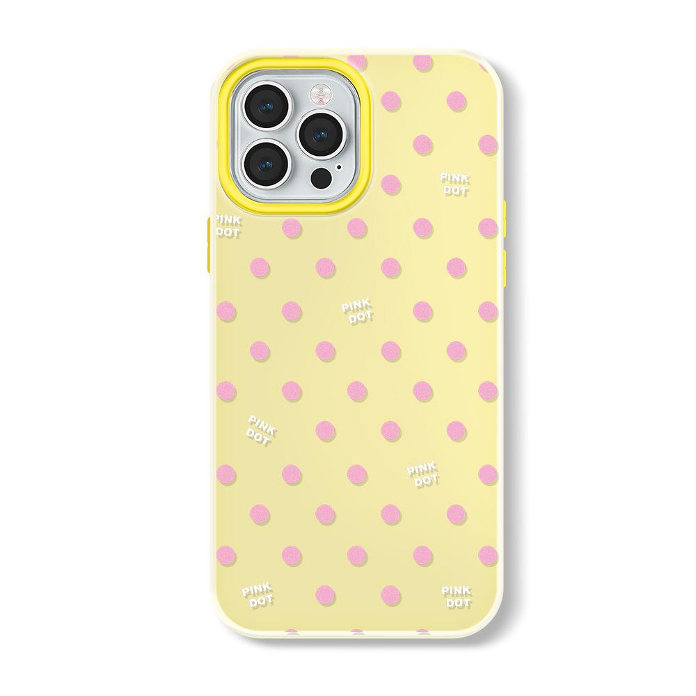 Чехол Zhitai Polka Dot Jelly для iPhone 12-16, 14 Pro Max и X Series