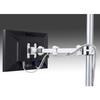 Sanwa Supply Pole-Mounted LCD Monitor Arm, 75 x 75/100 x 100mm, 2 Positions, CR-LA354