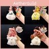 Bubbling Animal Whimsical Plush Keychain Cute Plush Hanging Decor In Various Colors