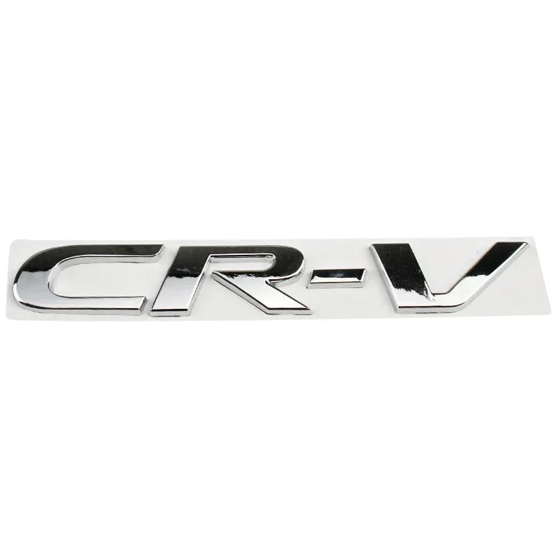 IQOH9 18.7cm Metal Car Stickers Side Fender Badge Styling for Honda CR-V Logo 2023 2017 2011 Rear Tailgate Emblem Decals Accessories