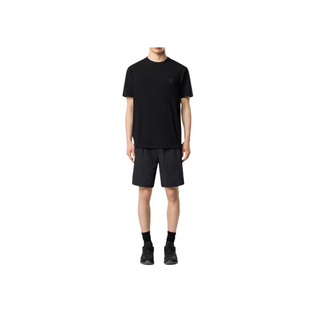 STONE ISLAND Мужская футболка с коротким рукавом и круглым вырезом, однотонная серия Ghost, топы, черный K1S1521000-08S0F11-V0029