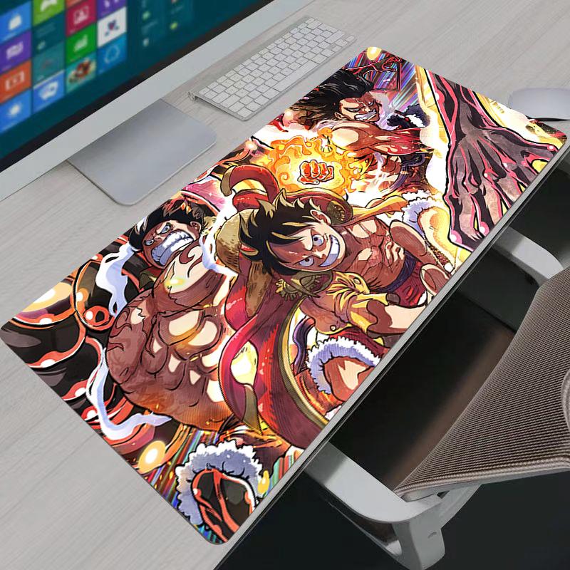 Mouse Pad Gaming XL Home New HD PC Game Anime One Piece Luffy Mousepad XXL Keyboard Pad Non-Slip Office Laptop Carpet