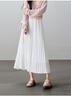 High waisted pleated skirt 2026 spring fashion loose and versatile mid to long A-line umbrella skirt