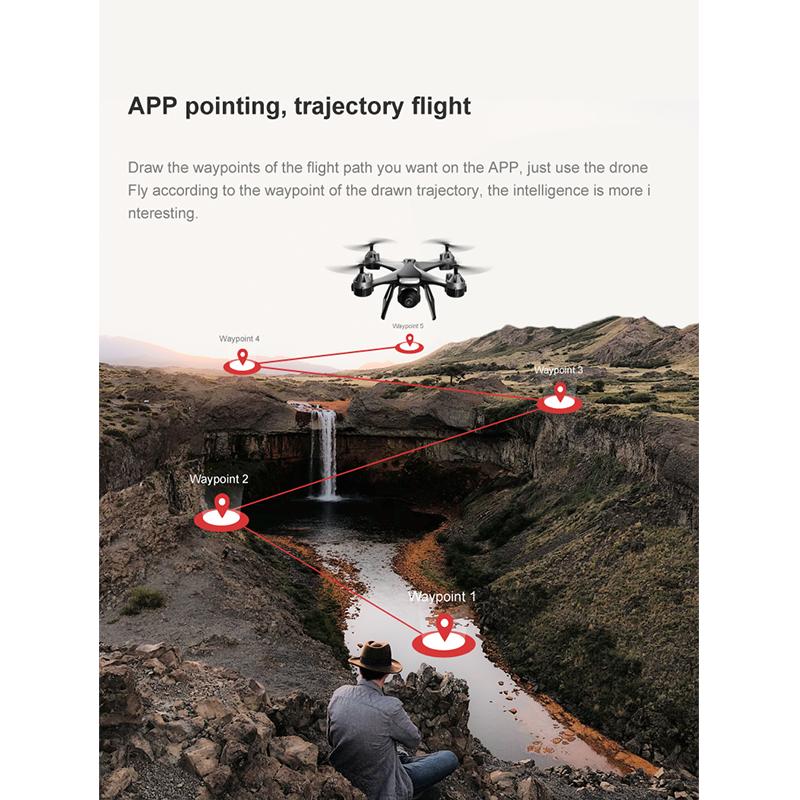 New UAV HD Professional Dual Camera Remote Control Helicopter 4K Dual Camera Drone Aircraft Aerial Photography Quadcopter WIFI