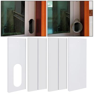 1 комплект портативного комплекта уплотнителей для окон кондиционера, термостойкая армированная пластина из ПВХ, раздвижное окно, регулируемый набор вентиляционных отверстий переменного тока